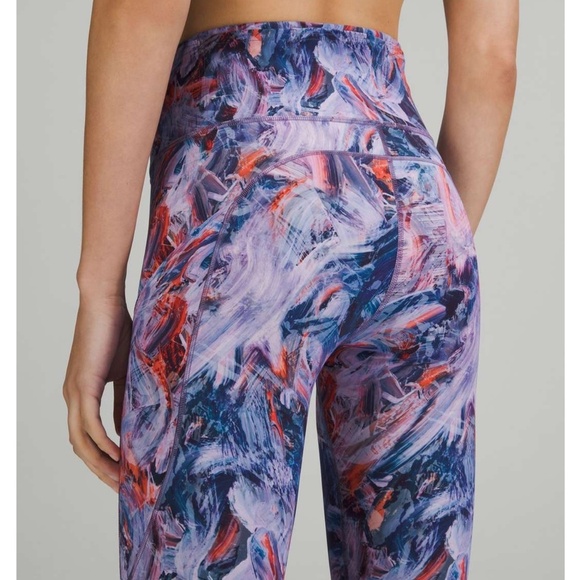 Lululemon Fast and Free RARE Brushed Fabric High-Rise Tight Atmospheric Purple 4 - Picture 3 of 13